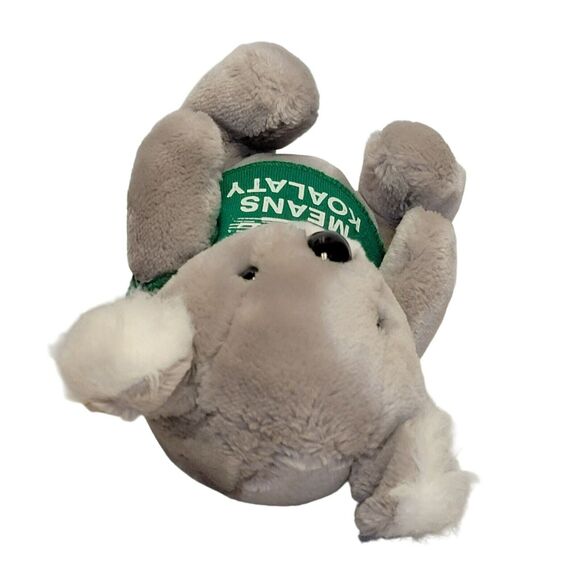 Trace Means Koalaty Koala Bear Plush‎ 8" Gray Green Tshirt Stuffed Animal Toy - Picture 5 of 6